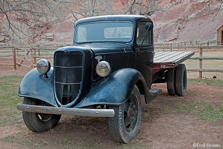 Gifford Farm Capitol Reef National Park Flatbed Truck